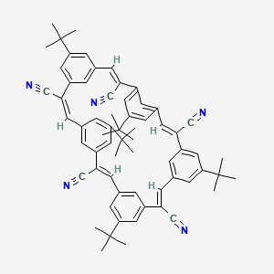 2,7,12,17,22-Penta-tert-butyl-4,9,14,19,24-pentacyano-pentabenzo