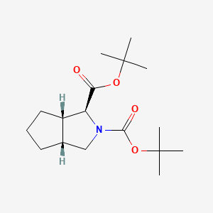 (1S,3Ar,6aS)-Di-tert-butyl hexahydrocyclopenta[c]pyrrole-1,2(1H)-dicarboxylate
