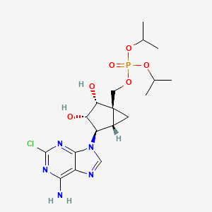 [(1R,2R,3S,4R,5S)-4-(6-amino-2-chloropurin-9-yl)-2,3-dihydroxy-1 ...