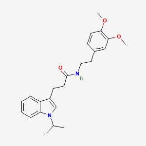 N-(3,4-dimethoxyphenethyl)-3-(1-isopropyl-1H-indol-3-yl)propanamide ...