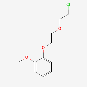 1-[2-(2-Chloroethoxy)ethoxy]-2-methoxybenzene | C11H15ClO3 | CID 75296 ...