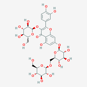 	Quercetin-3-O-beta-D-glucose-7-O-beta-D-gentiobioside