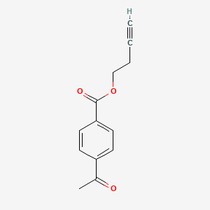 But-3-ynyl 4-acetylbenzoate | C13H12O3 | CID 75520073 - PubChem