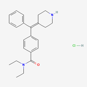 N,N-Diethyl-4-(phenyl-4-piperidinylidenemethyl)-benzamide hydrochloride