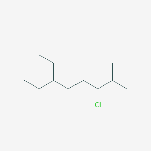 3-Chloro-6-ethyl-2-methyloctane | C11H23Cl - PubChem