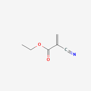 Ethyl 2-cyanoacrylate, C6H7NO2