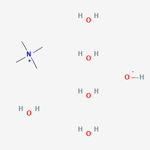 Tetramethylammonium hydroxide pentahydrate | C4H23NO6 | CID 82620 - PubChem