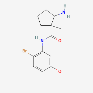 2-amino-N-(2-bromo-5-methoxyphenyl)-1-methylcyclopentane-1-carboxamide ...