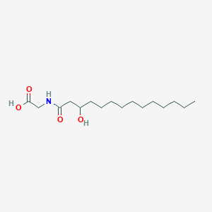 N-(3-hydroxytetradecanoyl)glycine | C16H31NO4 | CID 85197100 - PubChem