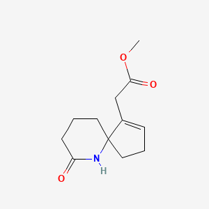 Methyl 7-oxo-6-azaspiro[4.5]dec-1-ene-1-acetate | C12H17NO3 | CID ...