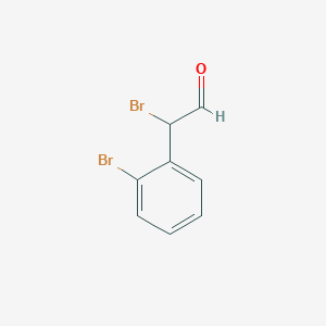 2-Bromo-2-(2-bromophenyl)acetaldehyde | C8H6Br2O | CID 87073520 - PubChem