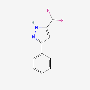 3(5)-Difluoromethyl-5(3)-phenylpyrazole