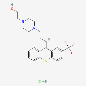 Flupentixol hydrochloride | C23H26ClF3N2OS - PubChem