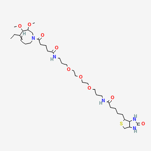 5-(5-ethyl-3,4-dimethoxy-3,4,7,8-tetrahydro-2H-azocin-1-yl)-5-oxo-N-[3 ...