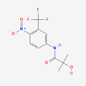 	2-hydroxy-2-methyl-N-(4-nitro-3-(trifluoromethyl)phenyl)propanamide