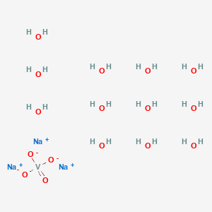 Sodium orthovanadate dodecahydrate | H24Na3O16V | CID 91886187 - PubChem