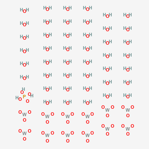 Phosphotungstic acid 44-hydrate | H91O84PW12 | CID 91886244 - PubChem