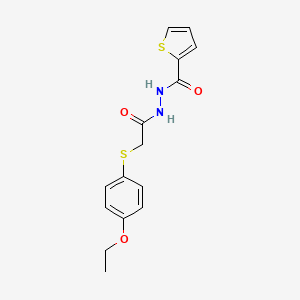 N'-[2-(4-ethoxyphenyl)sulfanylacetyl]thiophene-2-carbohydrazide ...