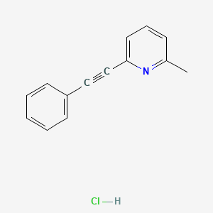 	2-Methyl-6-(phenylethynyl)pyridine hydrochloride