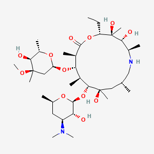 1-Oxa-6-azacyclopentadecan-15-one, 13-[(2,6-dideoxy-3-C-methyl-3-O-methyl-α-L-ribo-hexopyranosyl)oxy]-2-ethyl-3,4,10-trihydroxy-3,5,8,10,12,14-hexamethyl-11-[[3,4,6-trideoxy-3-(dimethylamino)-β-D-xylo-hexopyranosyl]oxy]-, (2R,3S,4R,5R,8R,10R,11R,12S,13S,1