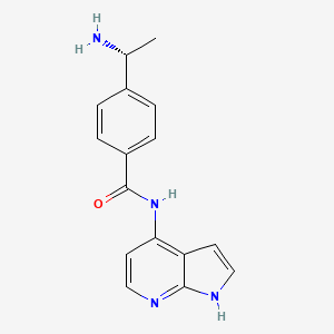 Benzamide, 4-[(1R)-1-aminoethyl]-N-1H-pyrrolo[2,3-b]pyridin-4-yl-