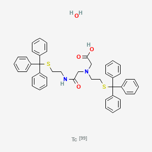 2 2 Oxo 2 2 Tritylsulfanylethylamino Ethyl 2 Tritylsulfanylethyl Amino Acetic Acid Technetium 99 Hydrate C46h46n2o4s2tc Pubchem