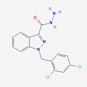 1-(2,4-dichlorobenzyl)-1H-indazole-3-carbohydrazide