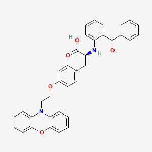 Diclazepam (7-chloro-5-(2-chloro-5-(2-chlorophenyl)-1-methyl-1,3-dihydro-2H-benzo[e][1,4]diazepin-2-one image