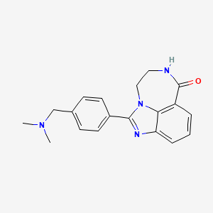 Imidazo[4,5,1-jk][1,4]benzodiazepin-7(4H)-one, 2-[4-[(dimethylamino)methyl]phenyl]-5,6-dihydro-