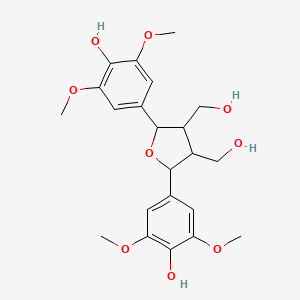 4-[5-(4-Hydroxy-3,5-dimethoxyphenyl)-3,4-bis(hydroxymethyl)oxolan-2-yl ...