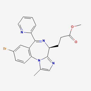 methyl3-[(4S)-8-bromo-1-methyl-6-pyridin-2-yl-4H-imidazo[1,2-a][1,4]benzodiazepin-4-yl]propanoate