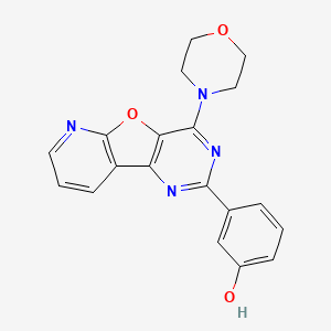 Phenol,3-[4-(4-morpholinyl)pyrido[3',2':4,5]furo[3,2-d]pyrimidin-2-yl]-