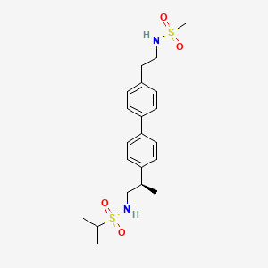 2-Propanesulfonamide, N-[(2R)-2-[4'-[2-[(methylsulfonyl)amino]ethyl][1,1'-biphenyl]-4-yl]propyl]-