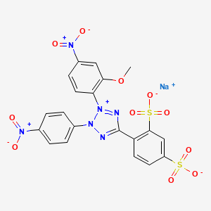 2-(2-Methoxy-4-nitrophenyl)-3-(4-nitrophenyl)-5-(2,4-disulfophenyl)-2H-tetrazolium Sodium Salt;