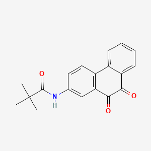 N-(9,10-Dihydro-9,10-dioxo-2-phenanthrenyl)-2,2-dimethyl-propanamide