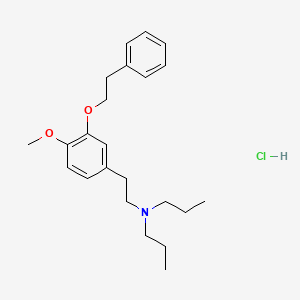 4-Methoxy-3-(2-phenylethoxy)-N,N-dipropylbenzeneethanamine hydrochloride