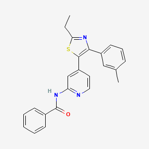 Benzamide,N-[4-[2-ethyl-4-(3-methylphenyl)-5-thiazolyl]-2-pyridinyl]-