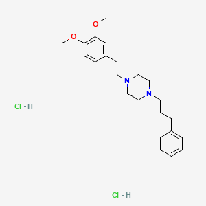 1-(3,4-Dimethoxyphenethyl)-4-(3-phenylpropyl)piperazinedihydrochloride