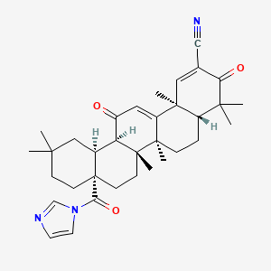 1-[2-cyano-3-,12-dioxooleana-1,9(11)-dien-28-oyl]imidazole