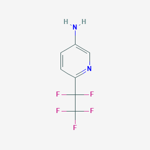 6-(Perfluoroethyl)pyridin-3-amine