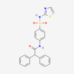 2,2-Diphenyl-N-[4-(thiazol-2-ylsulfamoyl)-phenyl]-acetamide