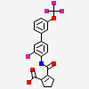 2-({[3-FLUORO-3'-(TRIFLUOROMETHOXY)BIPHENYL-4-YL]AMINO}CARBONYL)CYCLOPENT-1-ENE-1-CARBOXYLIC ACID