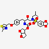 (3R,3AS,6AR)-HEXAHYDROFURO[2,3-B]FURAN-3-YL [(1S,2R)-3-[(1,3-BENZODIOXOL-5-YLSULFONYL)(ISOBUTYL)AMINO]-2-HYDROXY-1-{4-[(2-METHYL-1,3-THIAZOL-4-YL)METHOXY]BENZYL}PROPYL]CARBAMATE