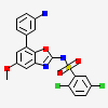 N-[7-(3-AMINOPHENYL)-5-METHOXY-1,3-BENZOXAZOL-2-YL]-2,5-DICHLOROBENZENESULFONAMIDE