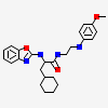 N~2~-1,3-Benzoxazol-2-Yl-3-Cyclohexyl-N-{2-[(4-Methoxyphenyl)amino]ethyl}-L-Alaninamide