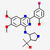 4-FLUORO-2-(4-{[(3S,4R)-4-(1-HYDROXY-1-METHYLETHYL)PYRROLIDIN-3-YL]AMINO}-6,7-DIMETHOXYQUINAZOLIN-2-YL)PHENOL