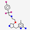6-{[(3R,4R)-4-(2-{[2,2-difluoro-2-(4-fluorophenyl)ethyl]amino}ethoxy)pyrrolidin-3-yl]methyl}-4-methylpyridin-2-amine