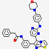 N-[3-(5-{2-[(4-morpholin-4-ylphenyl)amino]pyrimidin-4-yl}imidazo[2,1-b][1,3]thiazol-6-yl)phenyl]-2-phenylacetamide