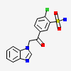 5-(1H-benzimidazol-1-ylacetyl)-2-chlorobenzenesulfonamide