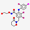 3,4-difluoro-2-[(2-fluoro-4-iodophenyl)amino]-N-(2-hydroxyethoxy)-5-[(3-oxo-1,2-oxazinan-2-yl)methyl]benzamide